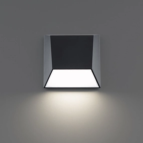 Atlantis LED Outdoor Wall Light BlackOutdoor wall sconces with motion sensor