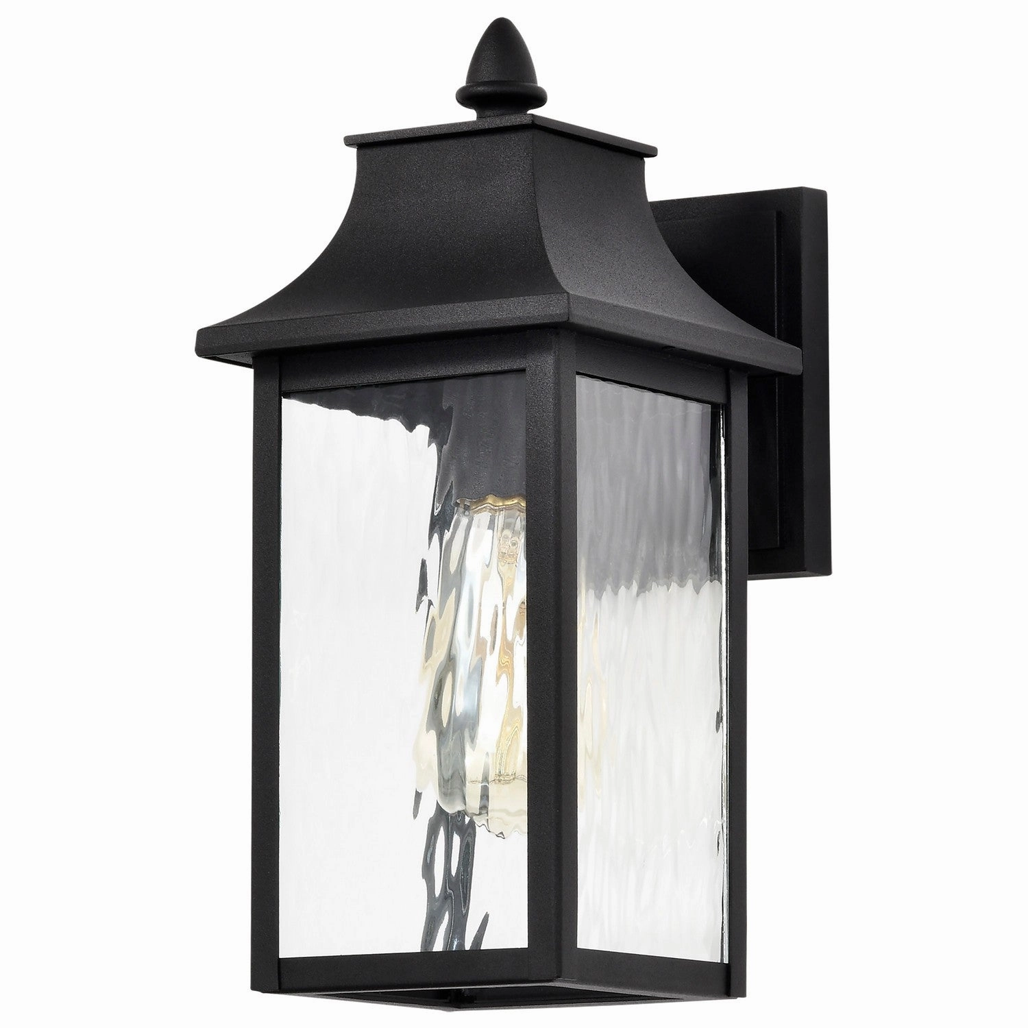 Austen One Light Outdoor Wall Lantern Matte Black
