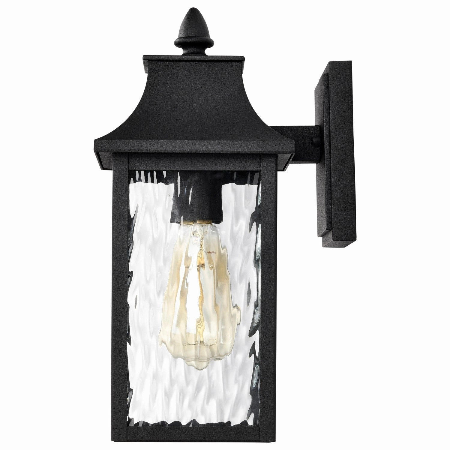 Austen One Light Outdoor Wall Lantern Matte Black