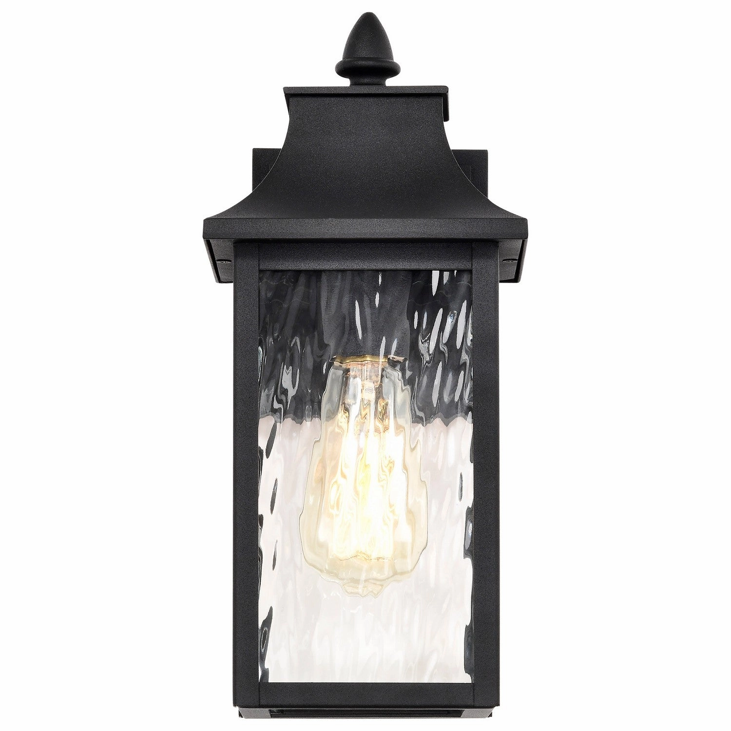 Austen One Light Outdoor Wall Lantern Matte Black