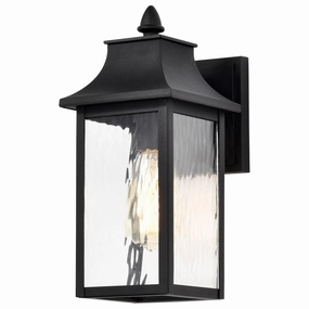 Austen One Light Outdoor Wall Lantern Matte BlackOutdoor wall sconces with motion sensor