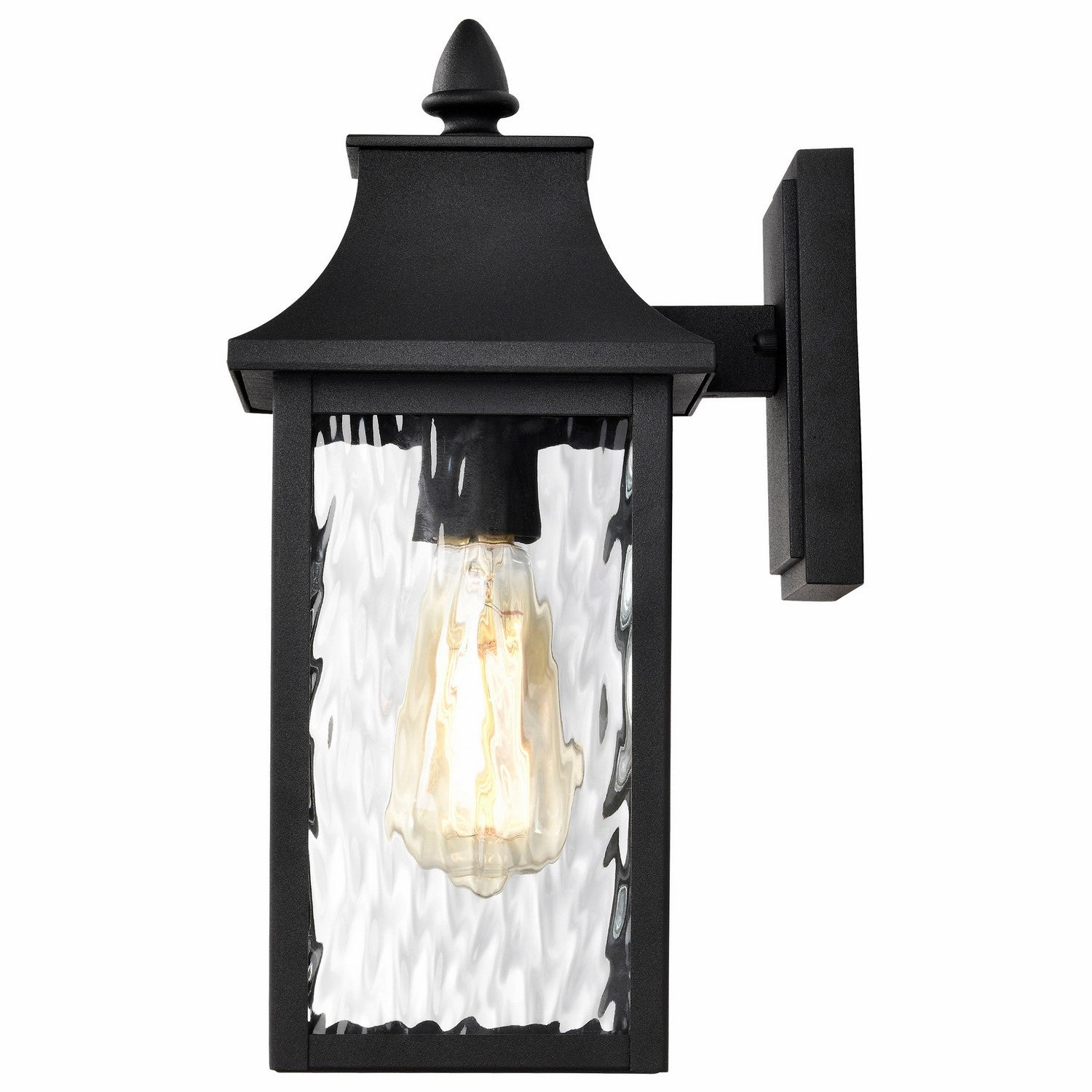 Austen One Light Outdoor Wall Lantern Matte Black
