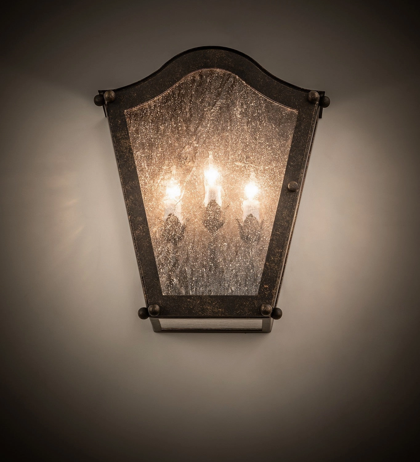 Austin Three Light Wall Sconce Golden Bronze
