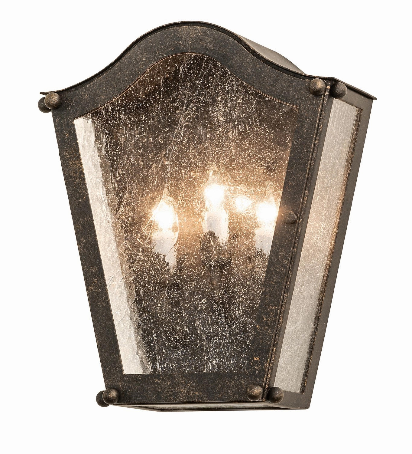 Austin Three Light Wall Sconce Golden BronzeOutdoor wall sconces with motion sensor