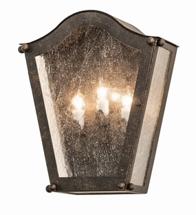 Austin Three Light Wall Sconce Golden BronzeOutdoor wall sconces with motion sensor