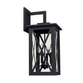 Avondale Four Light Outdoor Wall Lantern BlackOutdoor wall sconces with motion sensor