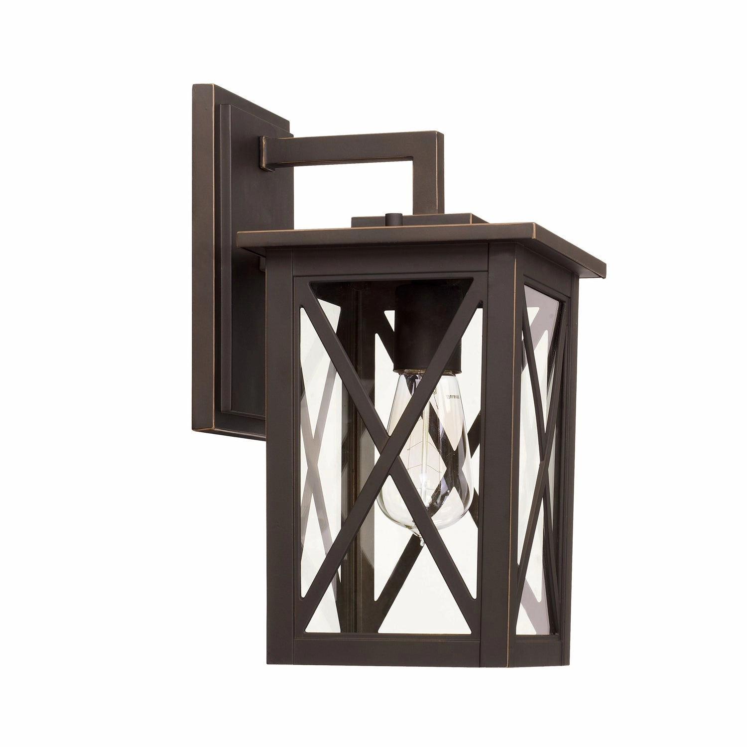 Avondale One Light Outdoor Wall Lantern Oiled BronzeOutdoor wall sconces with motion sensor