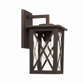 Avondale One Light Outdoor Wall Lantern Oiled BronzeOutdoor wall sconces with motion sensor