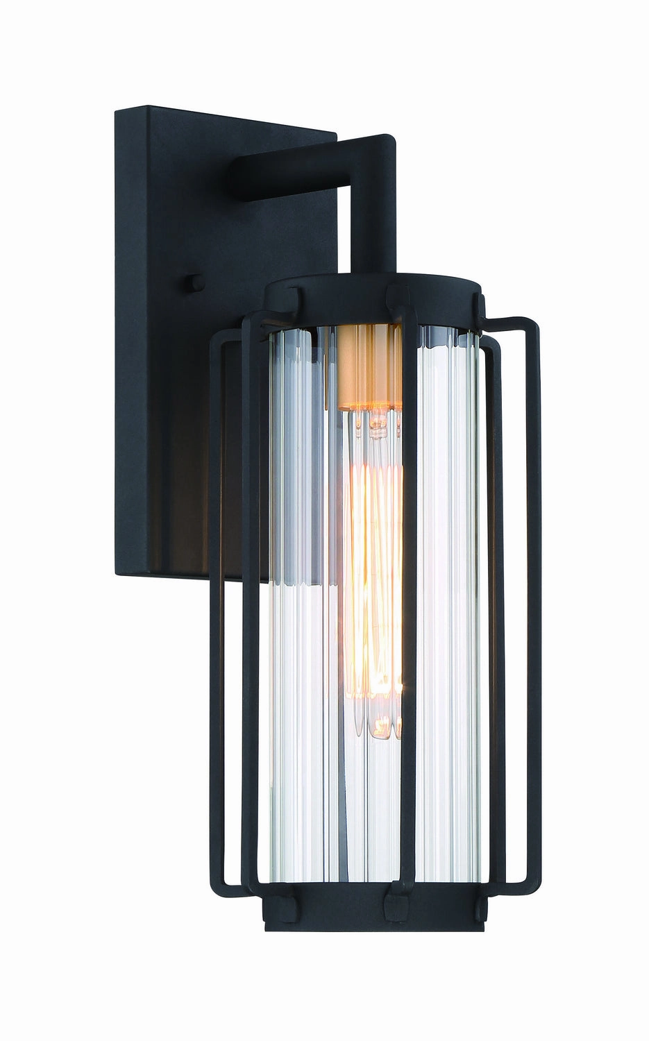 Avonlea One Light Outdoor Wall Mount Coal W/GoldOutdoor wall sconces with motion sensor