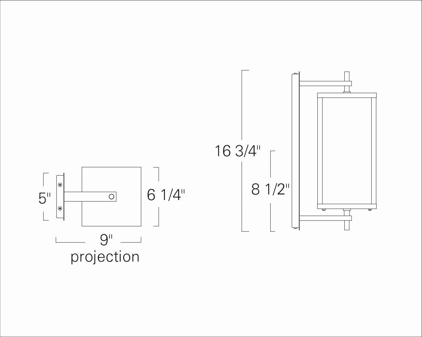 Back Bay Three Light Outdoor Wall Mount Aged Brass