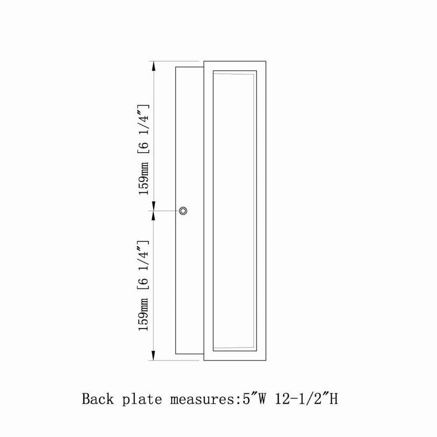 Baden 1-Light Small Outdoor Wall Light