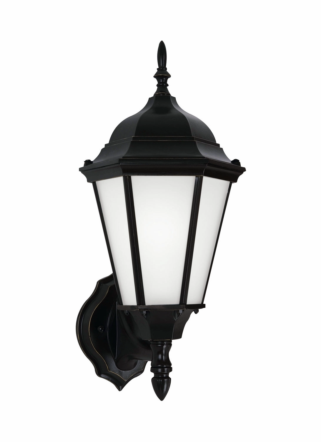 Bakersville One Light Outdoor Wall Lantern BlackOutdoor wall sconces with motion sensor