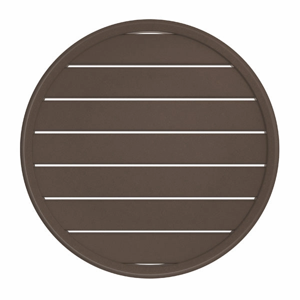 Banchetto 24" Round Slat Top Tea Table