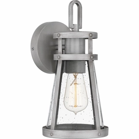 Barber One Light Outdoor Wall Mount Antique Brushed AluminumOutdoor wall sconces with motion sensor