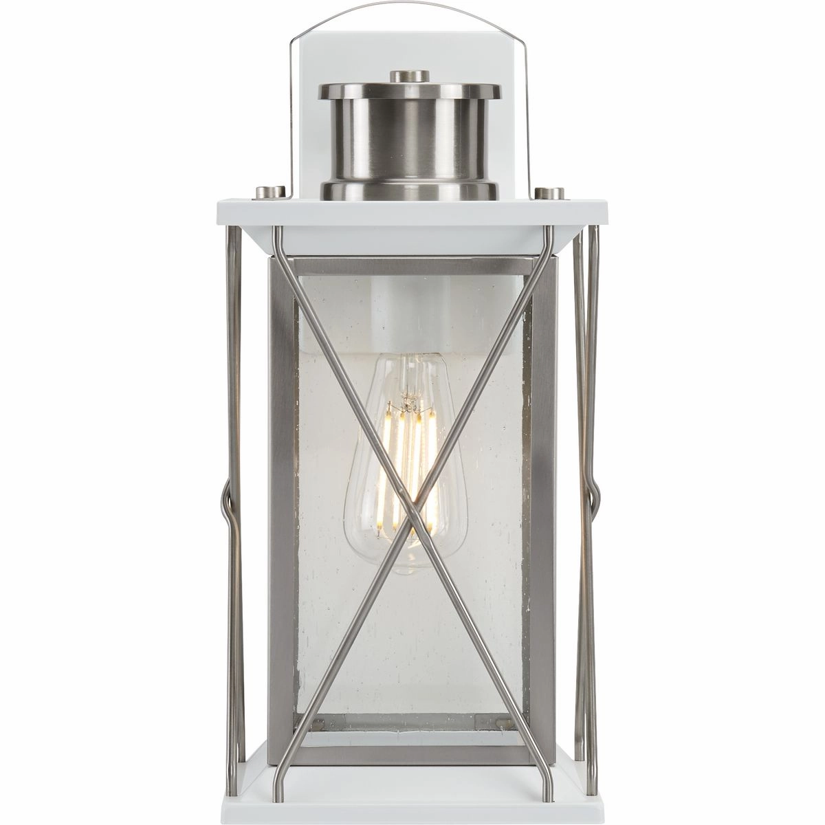 Barlowe One Light Wall Lantern Stainless Steel