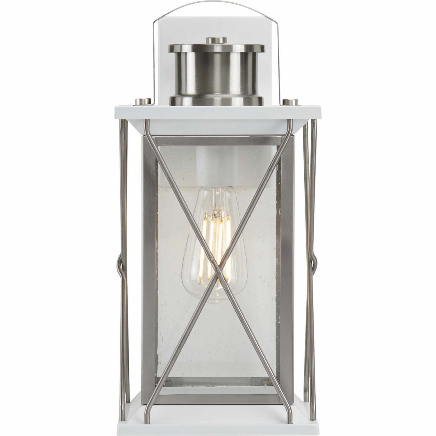 Barlowe One Light Wall Lantern Stainless Steel