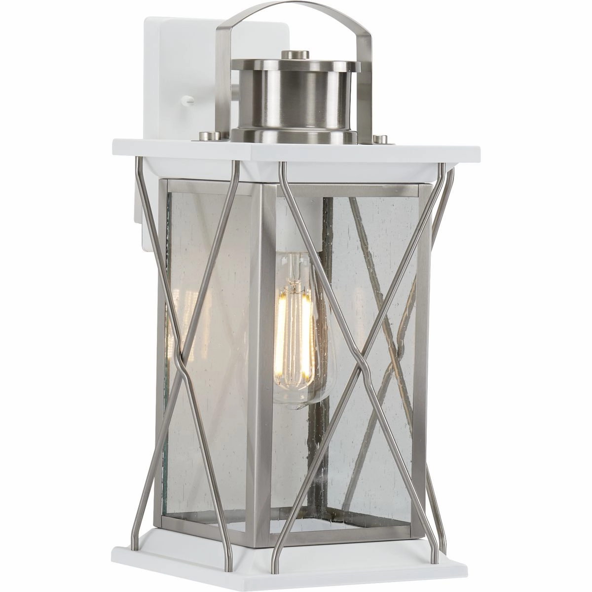 Barlowe One Light Wall Lantern Stainless Steel