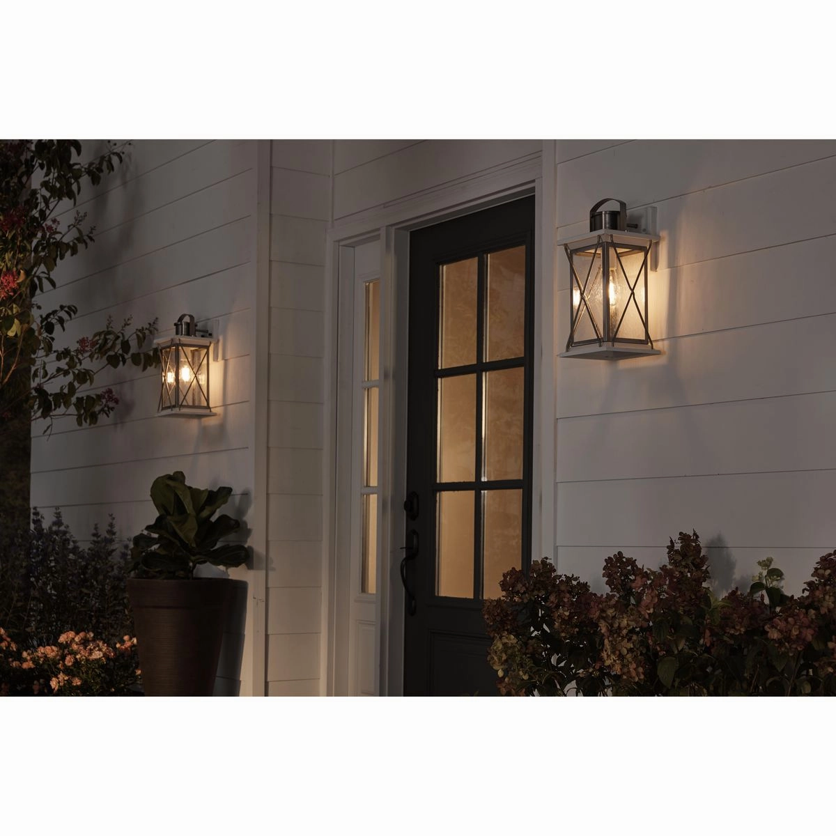 Barlowe One Light Wall Lantern Stainless Steel