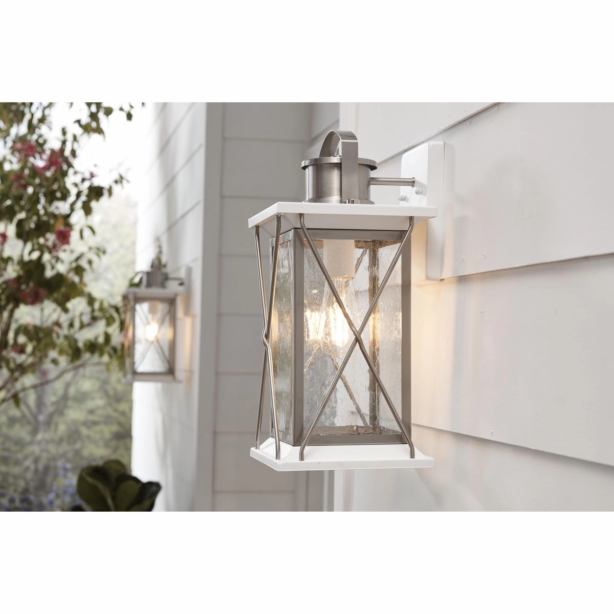 Barlowe One Light Wall Lantern Stainless Steel
