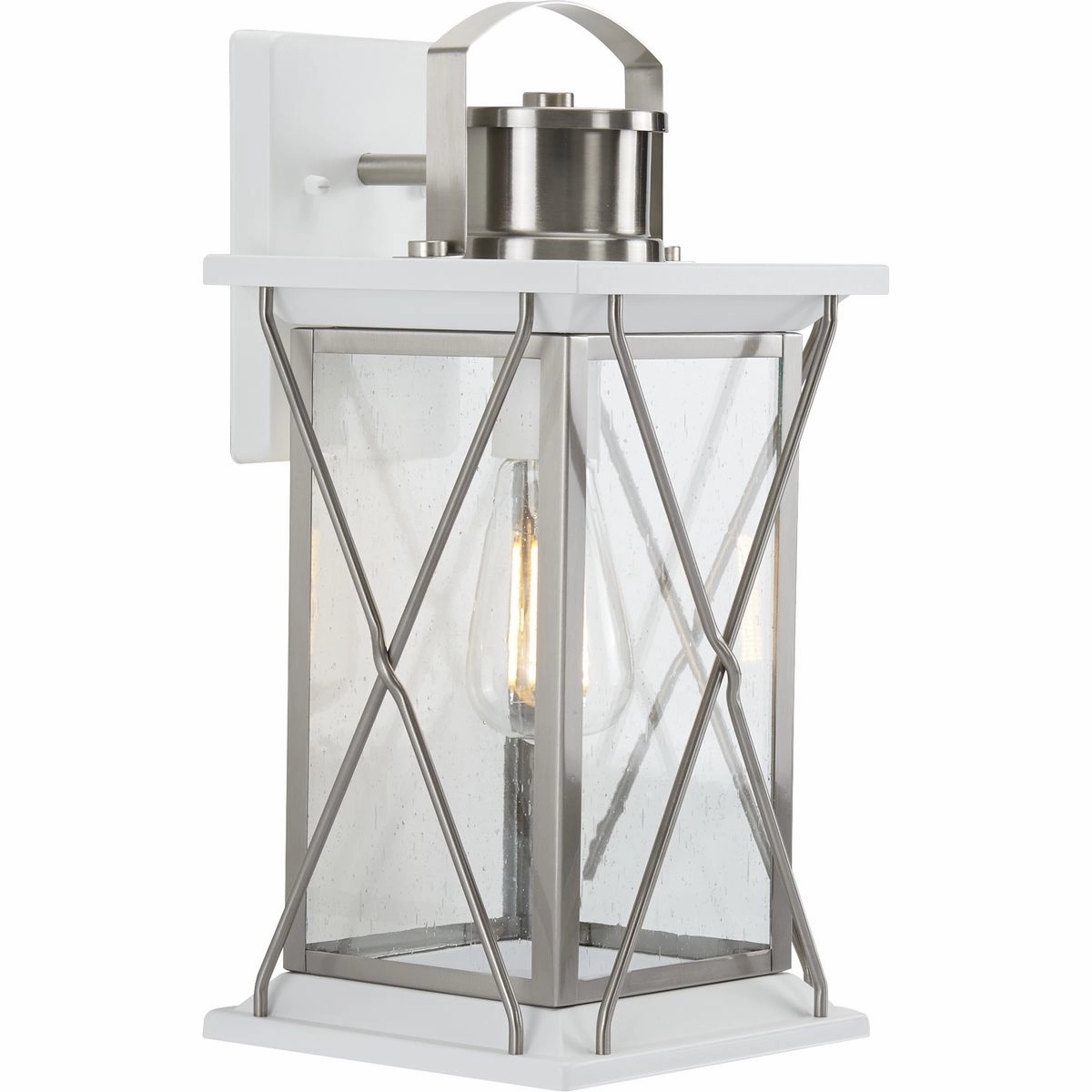 Barlowe One Light Wall Lantern Stainless Steel