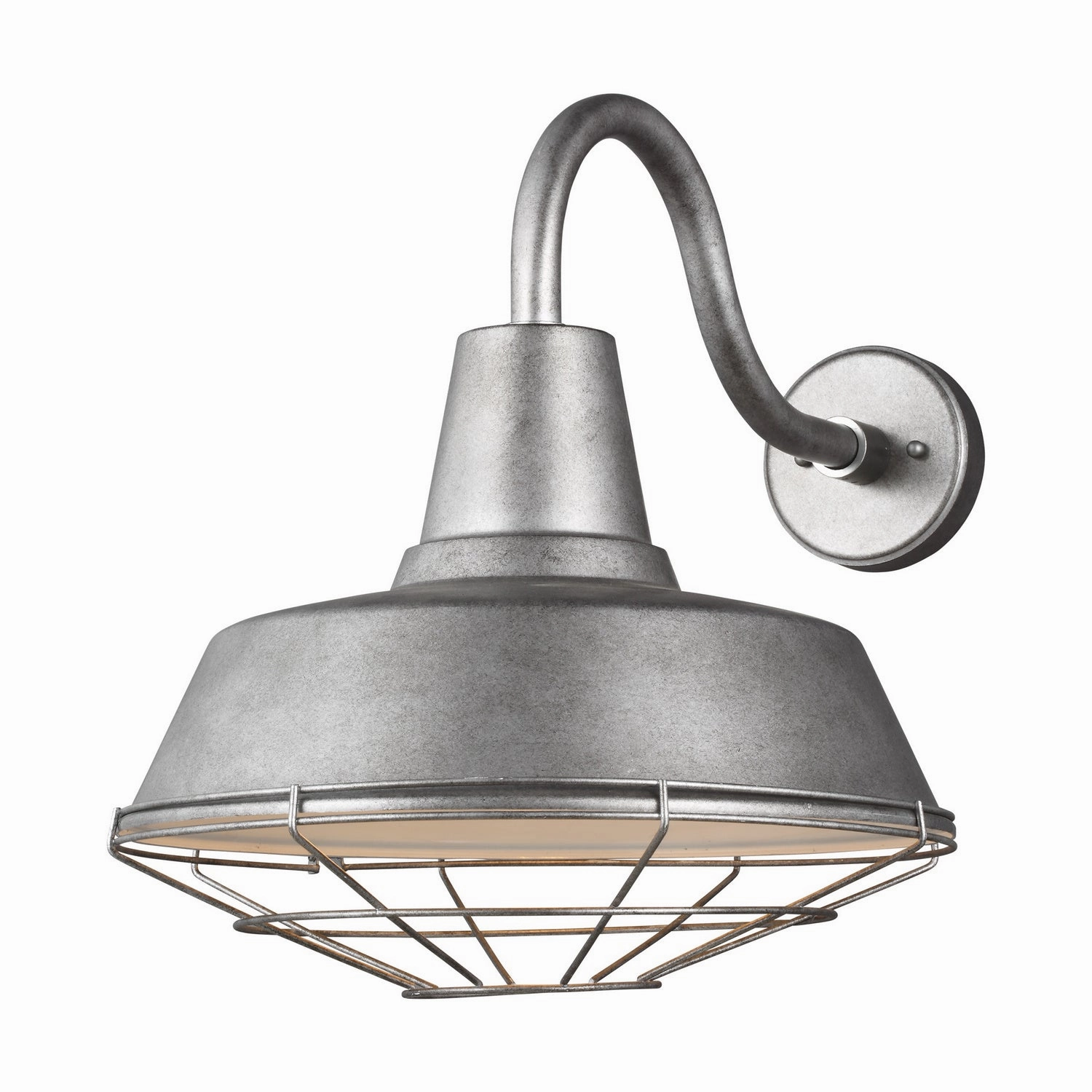 Barn Light Cage Weathered Pewter