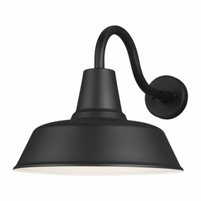 Barn Light One Light Outdoor Wall Lantern BlackOutdoor wall sconces with motion sensor