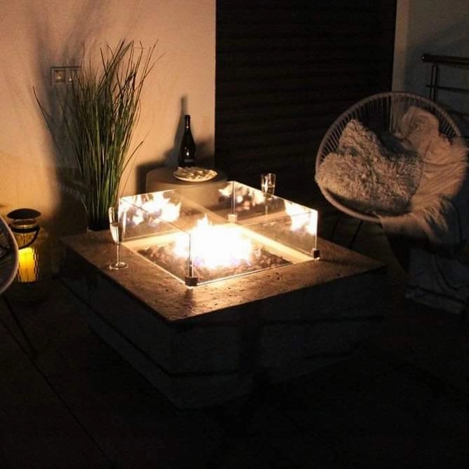 Baroarbunga Concrete Fire Table (Elementi)  Propane