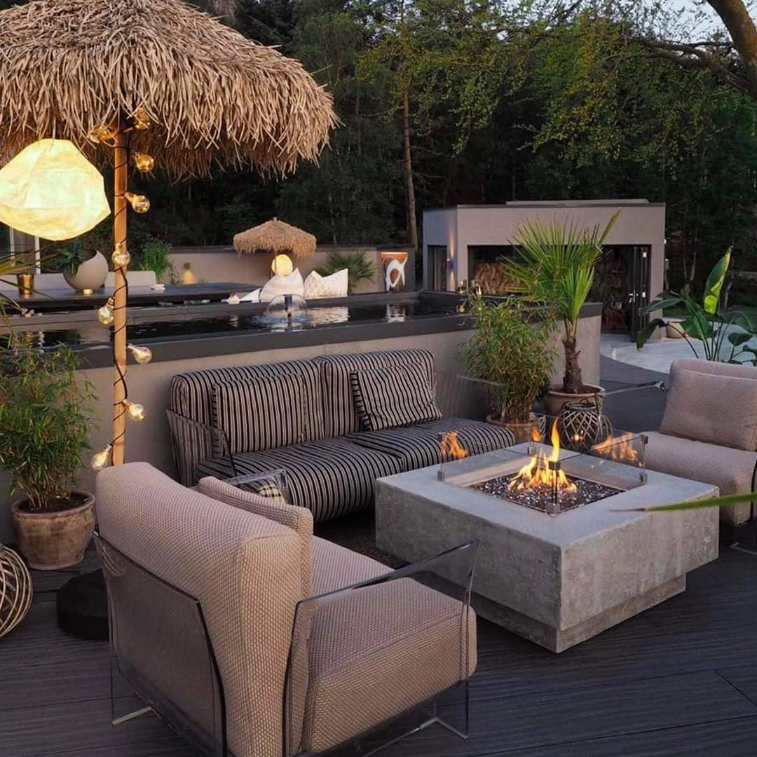 Baroarbunga Concrete Fire Table (Elementi)  Propane