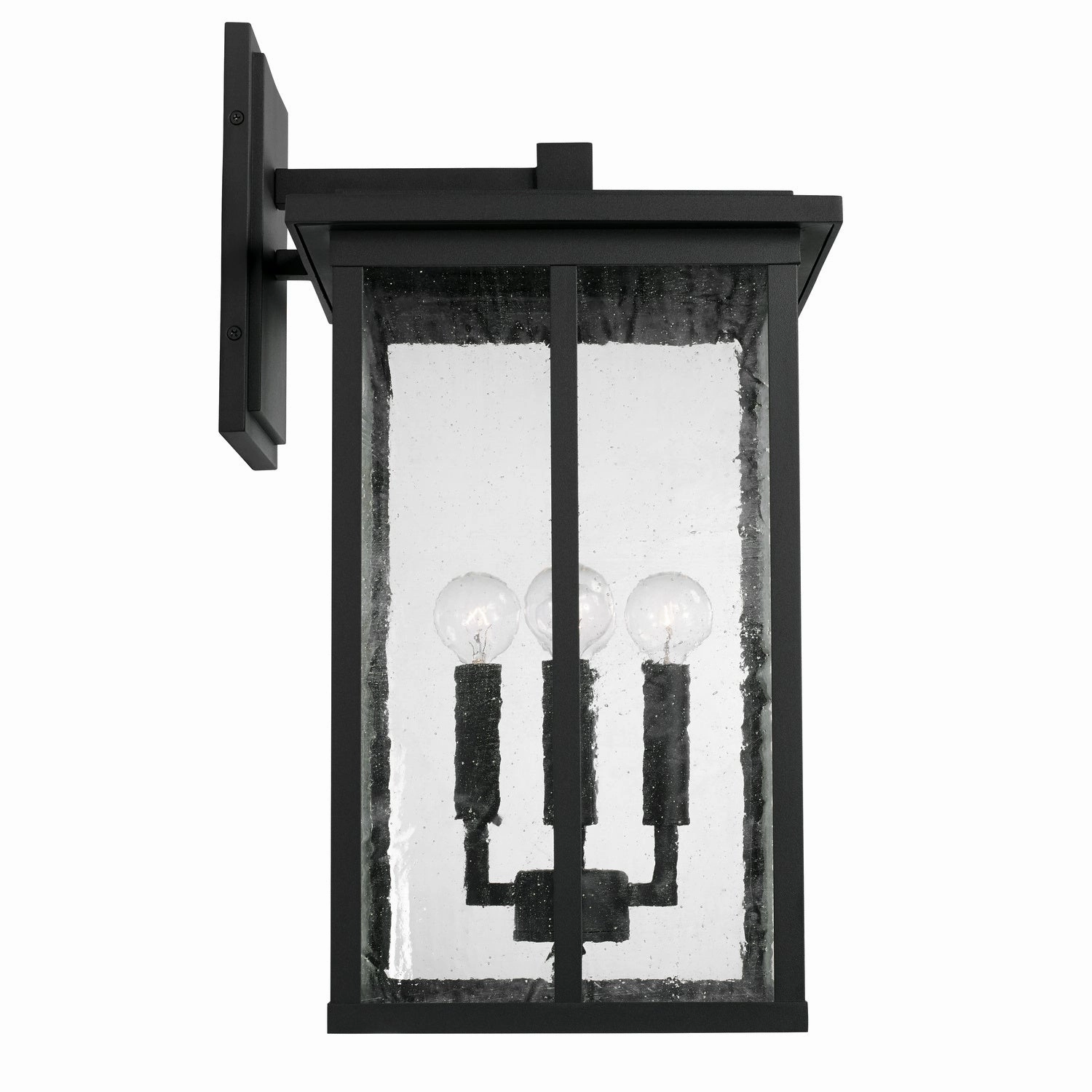 Barrett Four Light Outdoor Wall Lantern Black