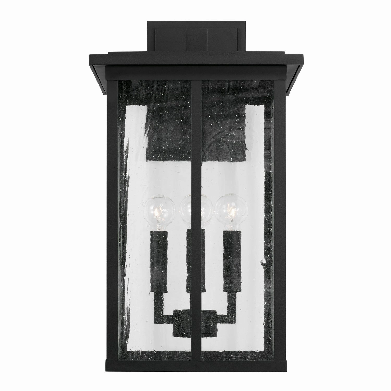 Barrett Four Light Outdoor Wall Lantern Black