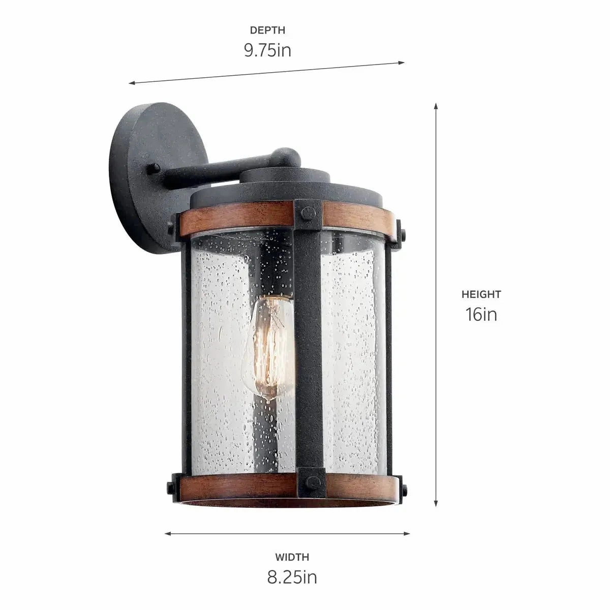 Barrington 16" 1-Light Wall Light