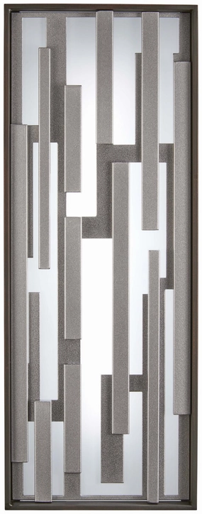 Bars LED Pocket Bronze W/SilverOutdoor wall sconces with motion sensor