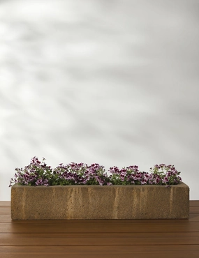 Basic Element Long Planter by Campania International -  -outdoor garden decorative ornaments