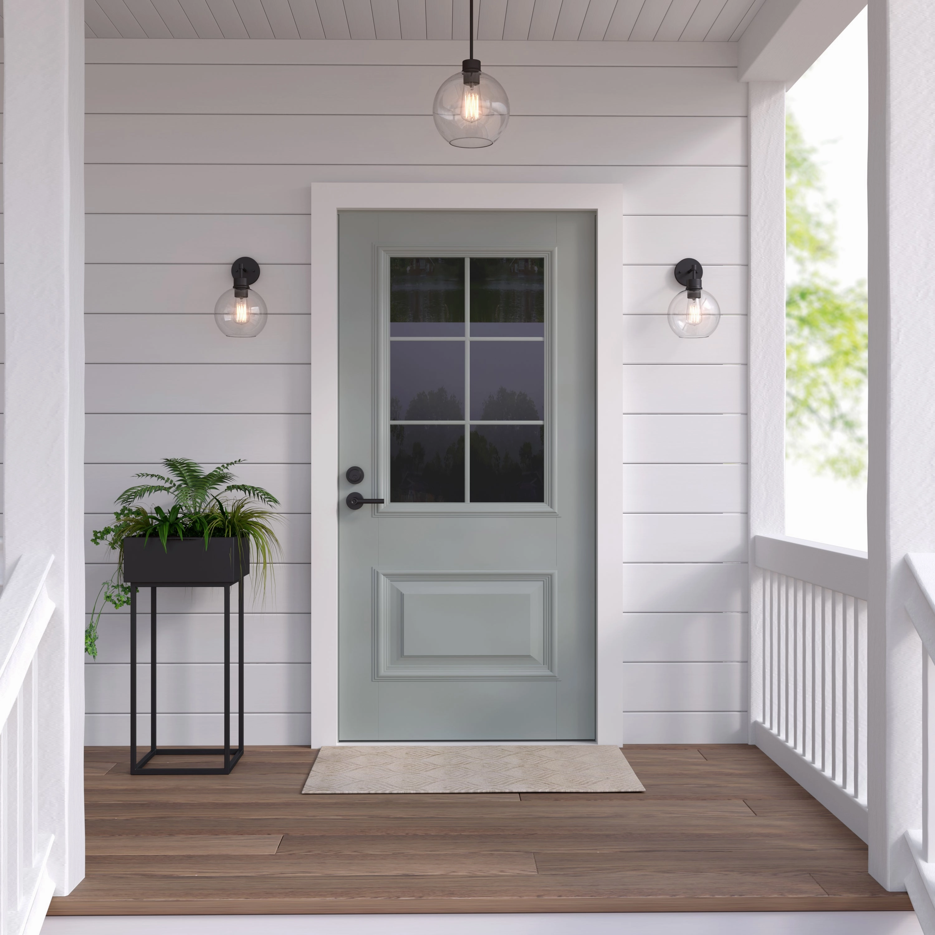Basin One Light Outdoor Wall Sconce Powder Coated Black