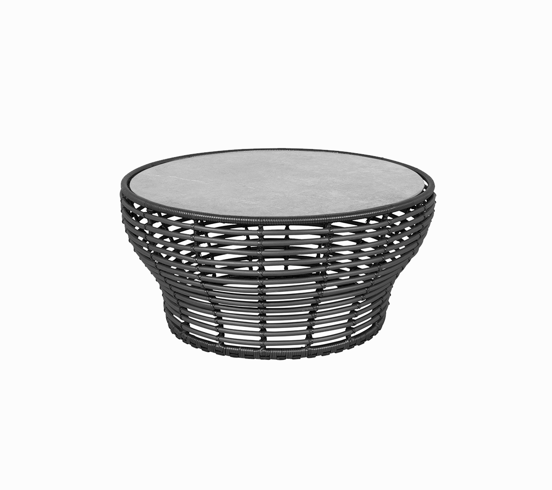 Basket coffee table, large
