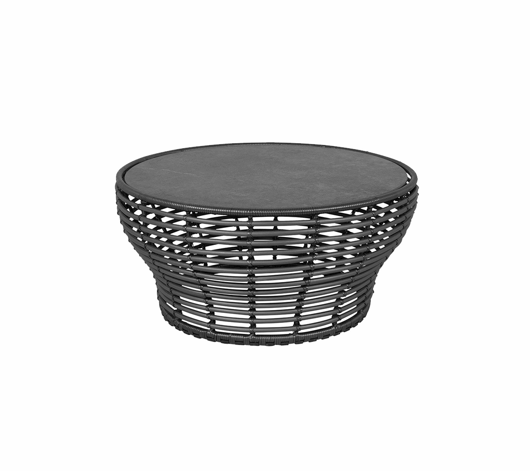 Basket coffee table, large