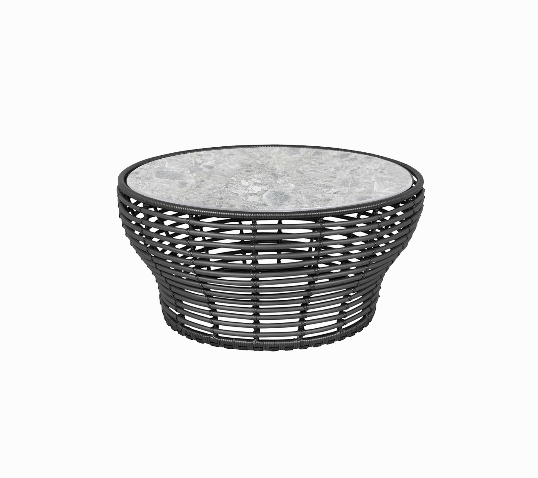 Basket coffee table, large