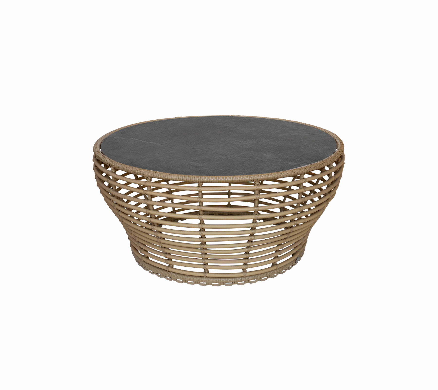 Basket coffee table, large
