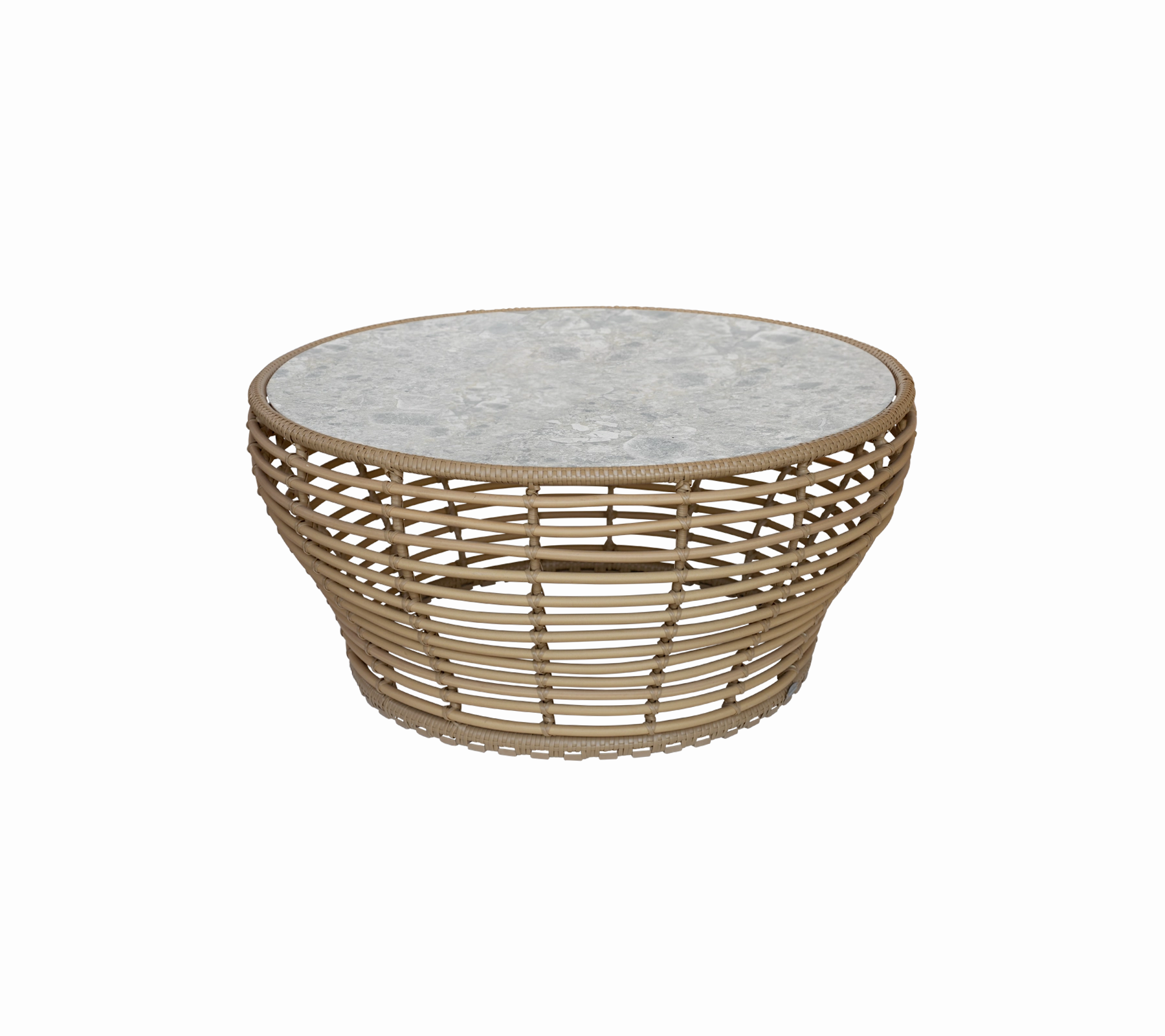 Basket coffee table, large