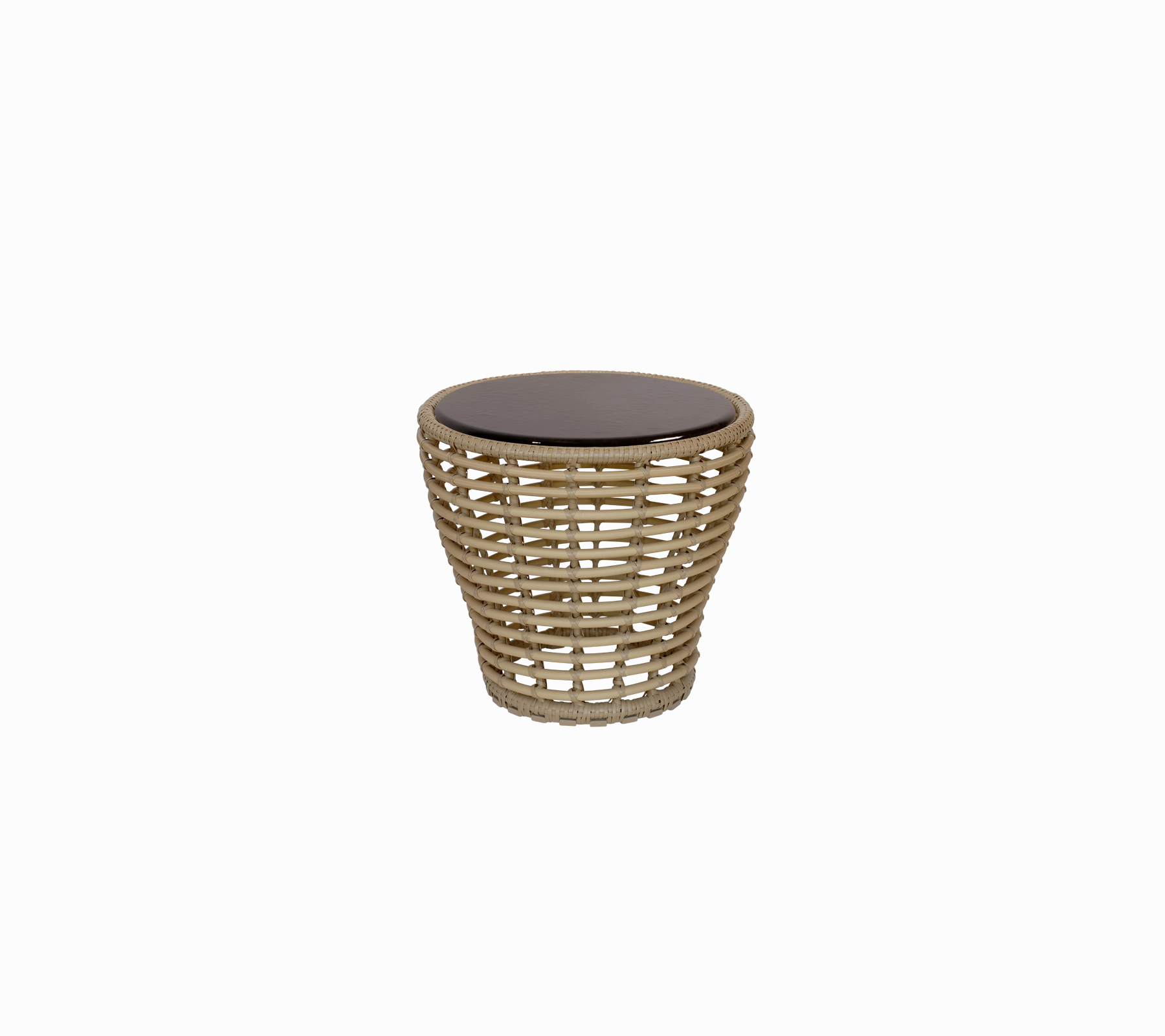 Basket coffee table, small