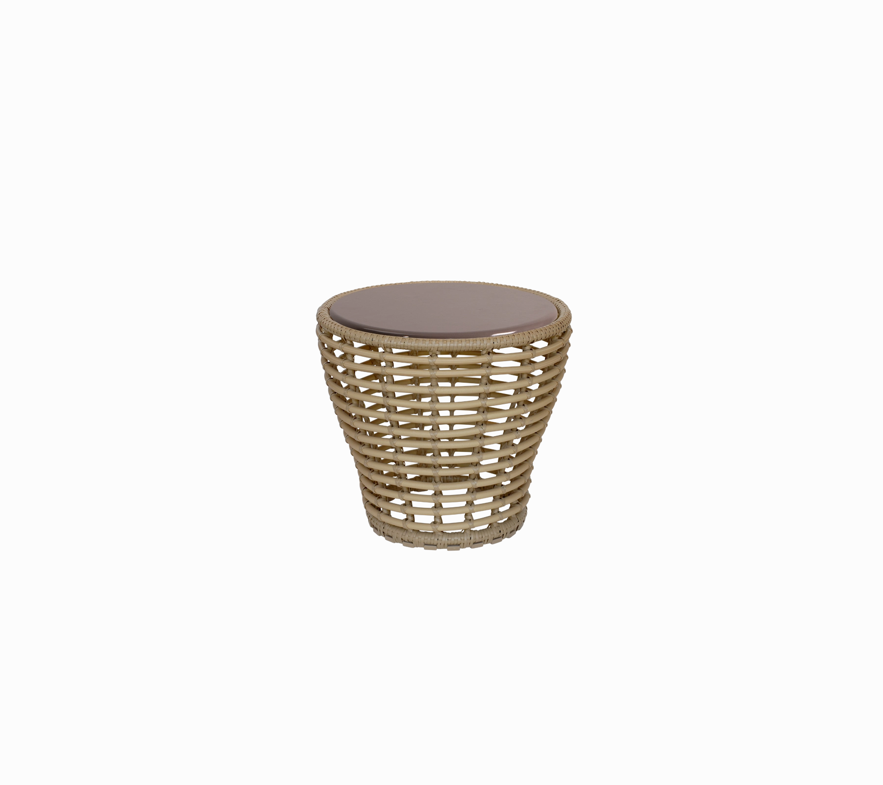 Basket coffee table, small