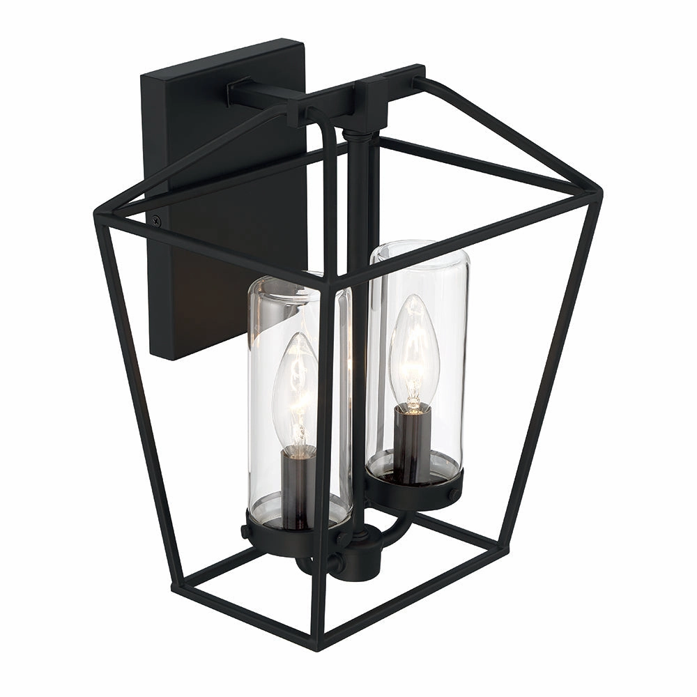 Bastille 2 Light 12" Outdoor Wall Light