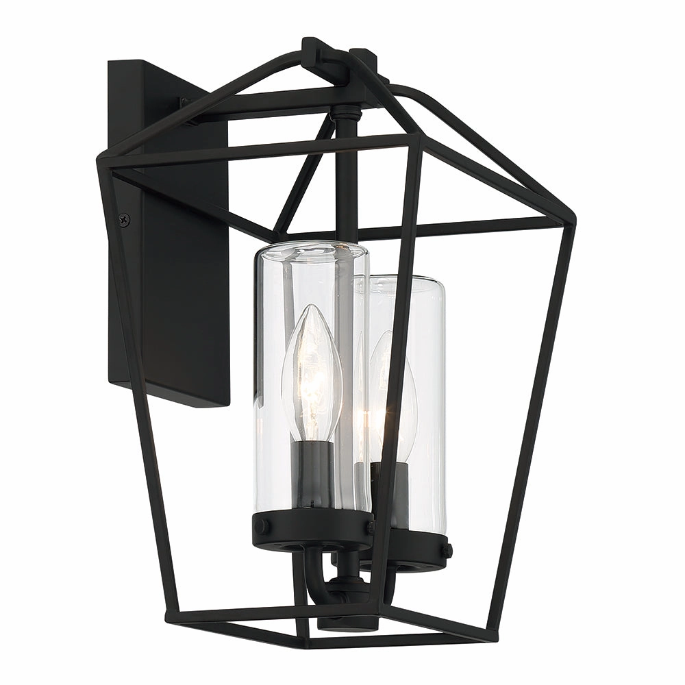 Bastille 2 Light 12" Outdoor Wall Light