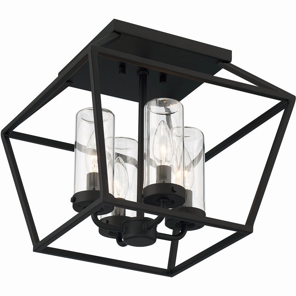 Bastille 4 Light 12" Outdoor Ceiling Light