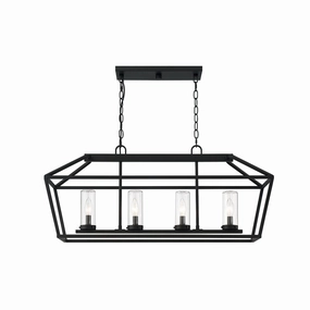Bastille 4 Light 34" Outdoor ChandelierWeatherproof outdoor lighting