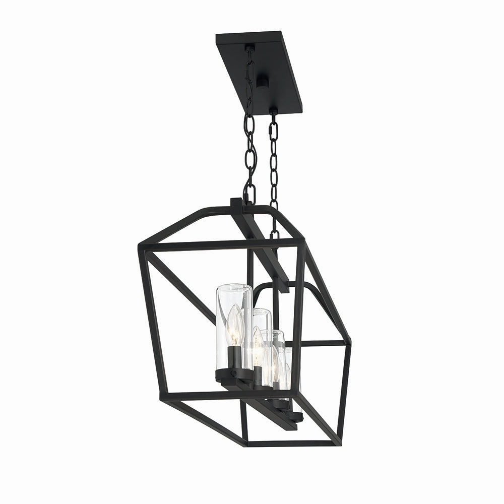 Bastille 4 Light 34" Outdoor Chandelier