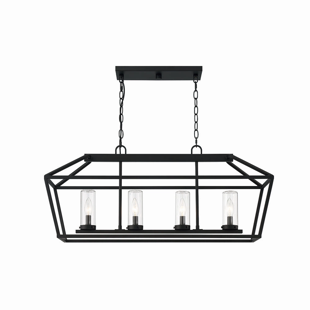 Bastille 4 Light 34" Outdoor ChandelierWeatherproof outdoor lighting