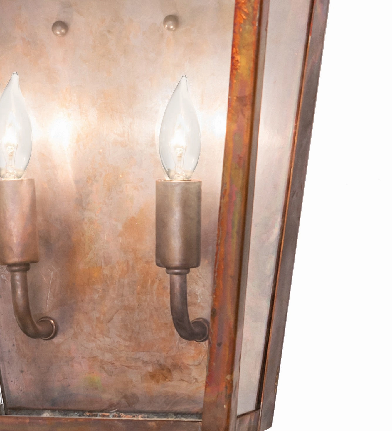 Bastille Two Light Wall Sconce Vintage Copper