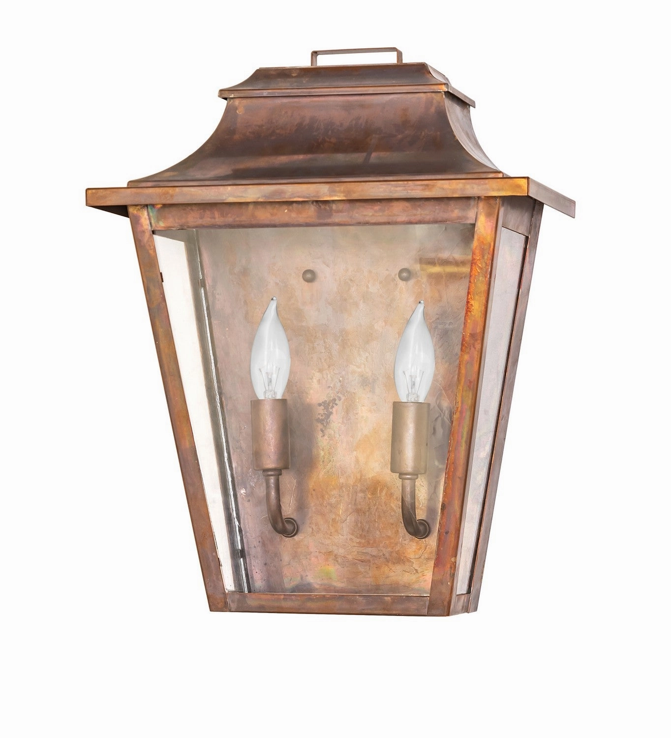 Bastille Two Light Wall Sconce Vintage Copper
