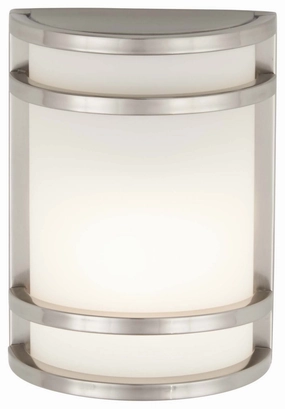 Bay View One Light Pocket Lantern Brushed Stainless SteelOutdoor wall sconces with motion sensor